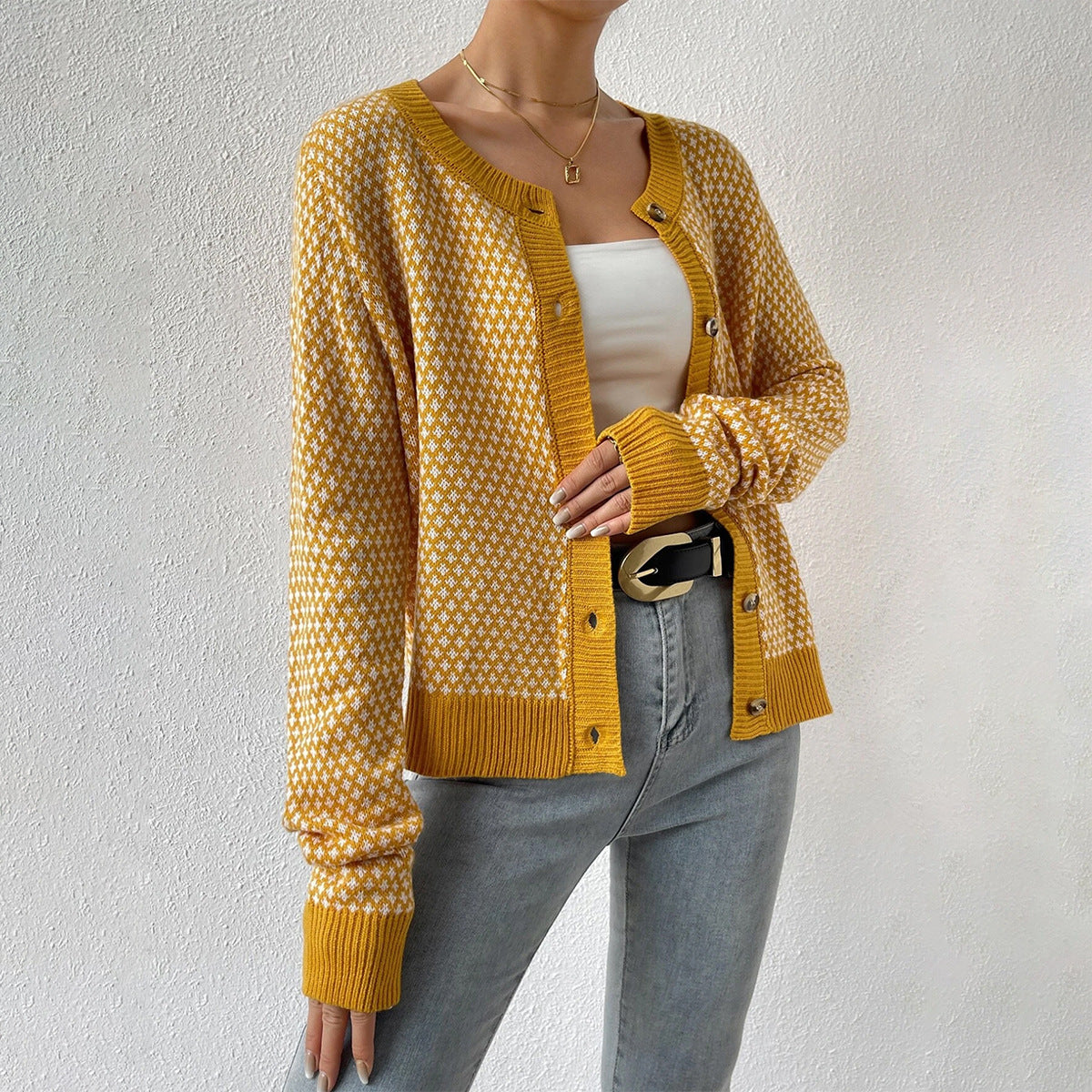 Karina | Women's Button-Front Cardigan Sweater - Image 2