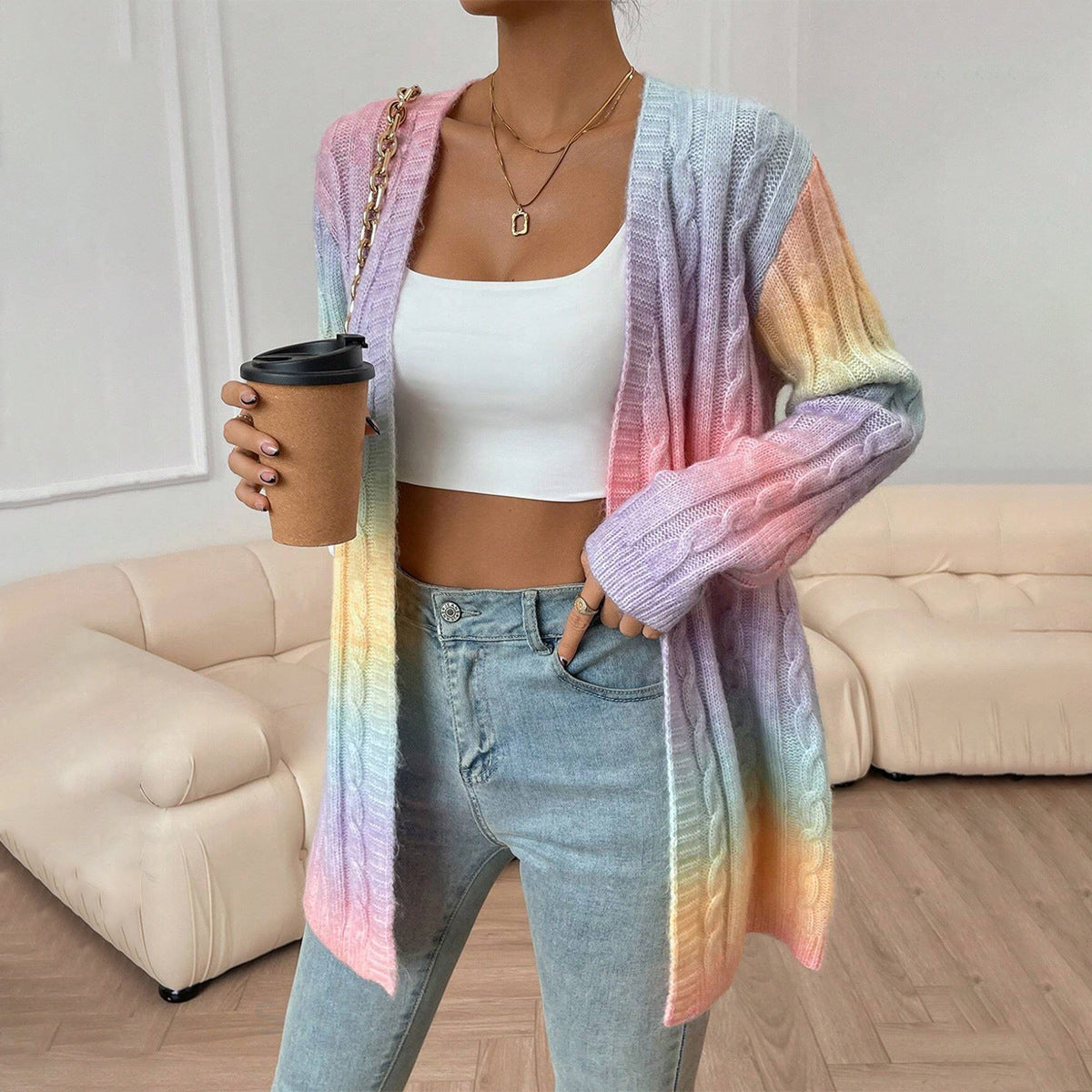 Ann | Women's Long Cardigan Sweater - Image 6