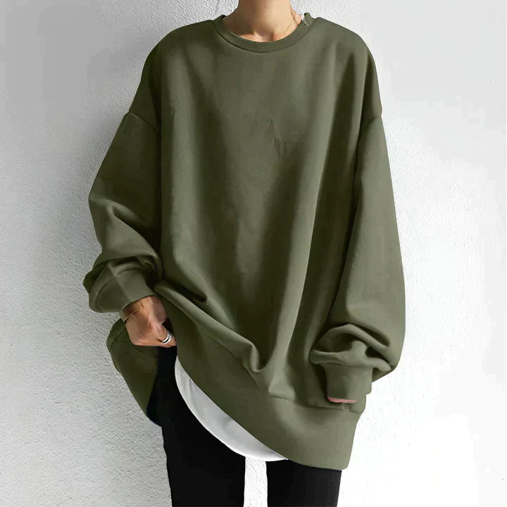 Alice | Women's Oversized Tunic Sweater - Image 3