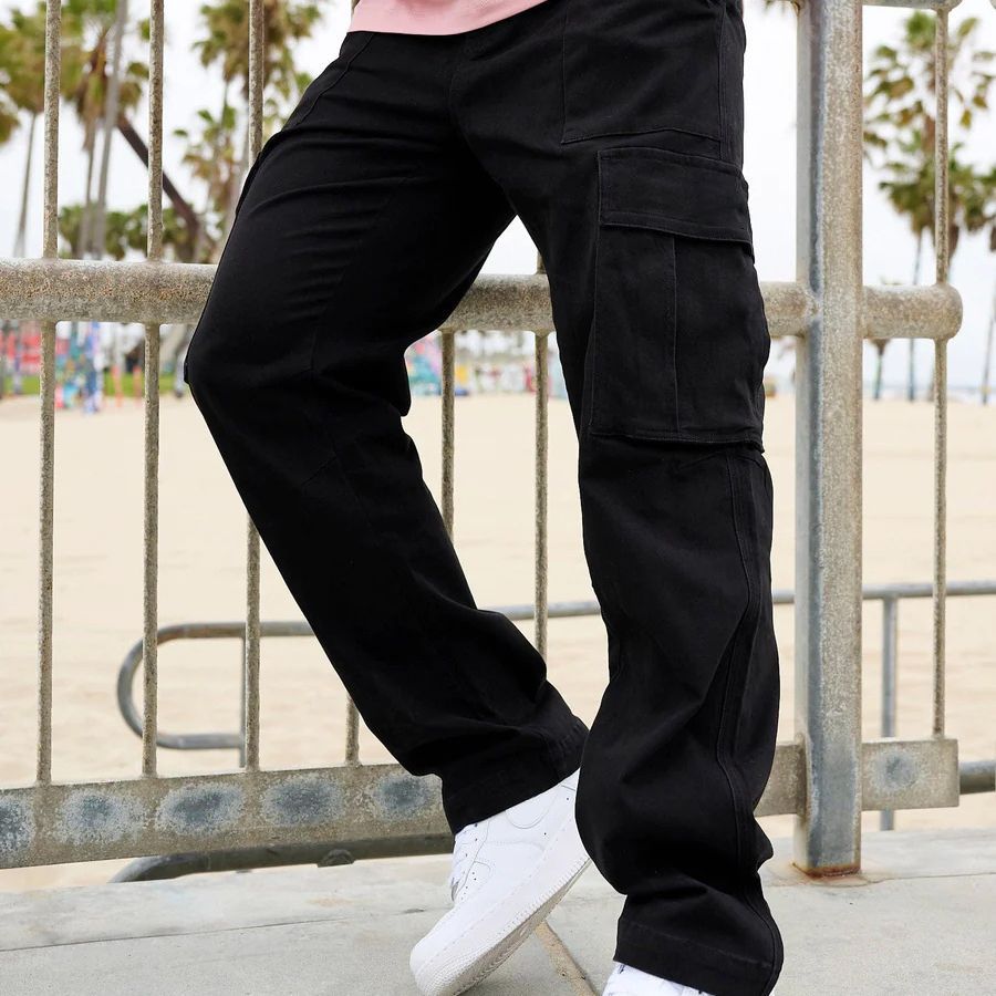 Laurence | Men's Cargo Pants - Loose Fit - Stylish Utility Design - Image 3