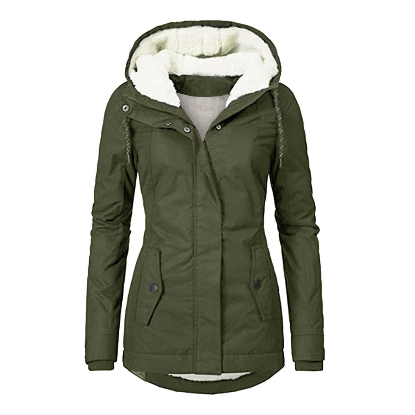 Jessica | Women's Fleece Lined Hooded Jacket - Image 5