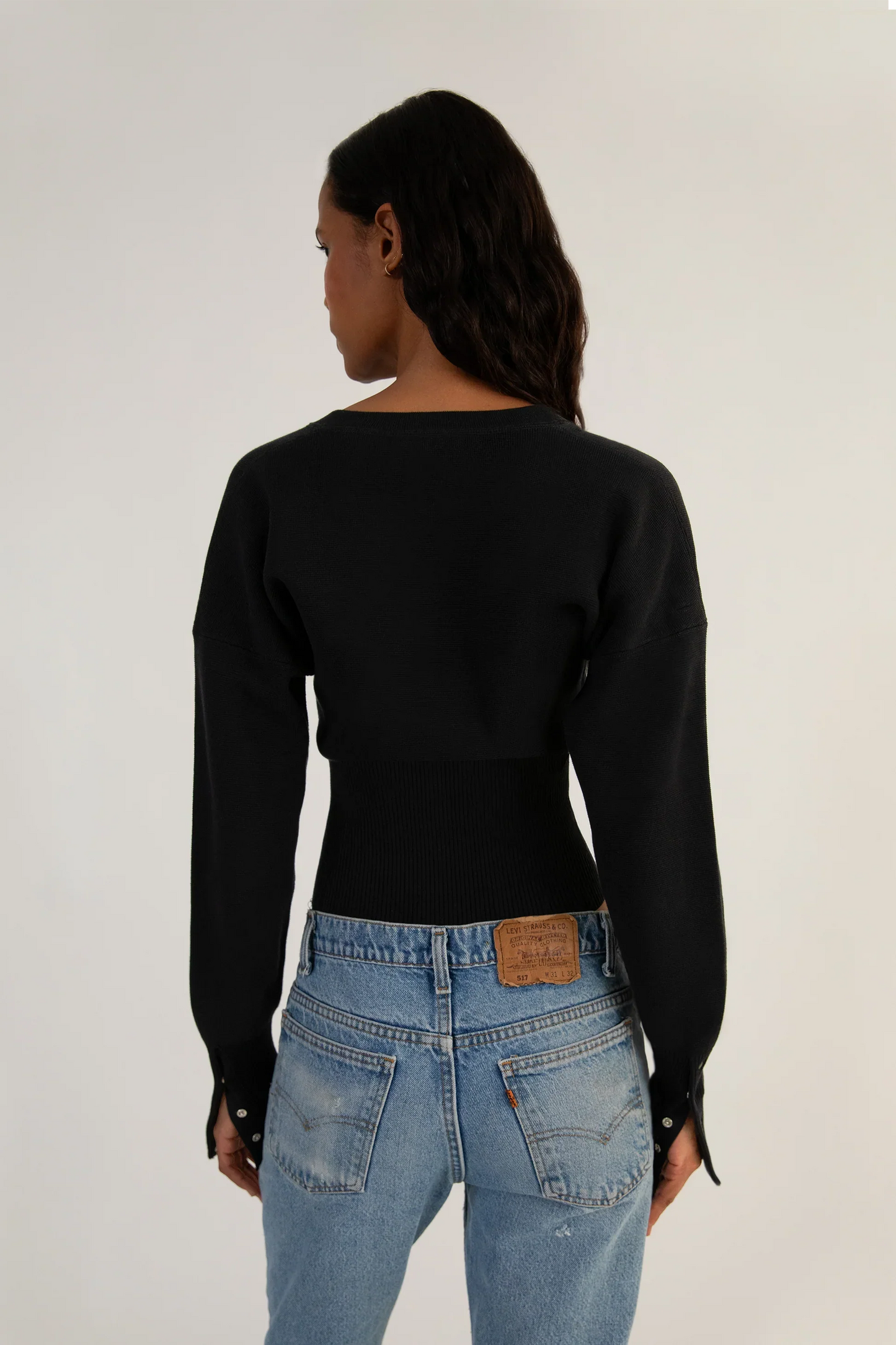 Vivian | Women's Fitted Ribbed Cardigan - Image 7