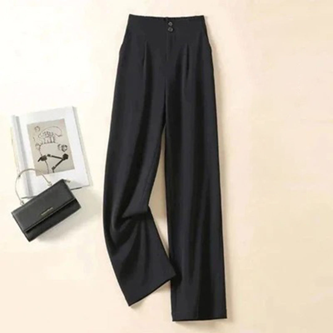 Michelle | High-Waisted Wide Leg Pants - Lightweight and Breathable - Image 6