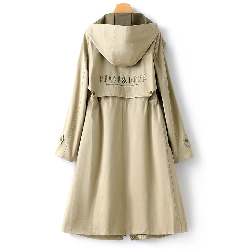 Catherine | Women's Hooded Trench Coat - Image 2