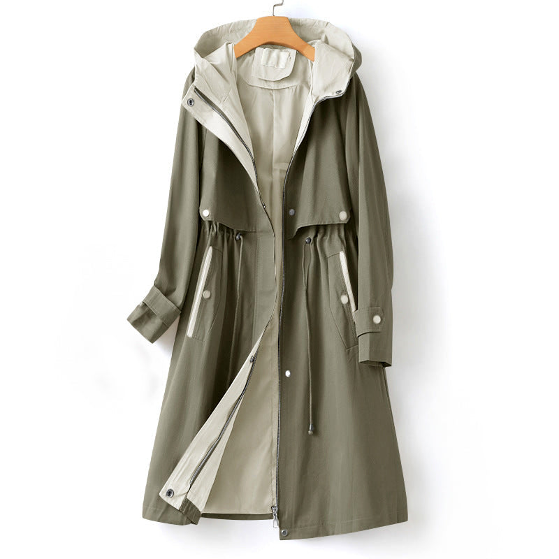 Catherine | Women's Hooded Trench Coat - Image 4