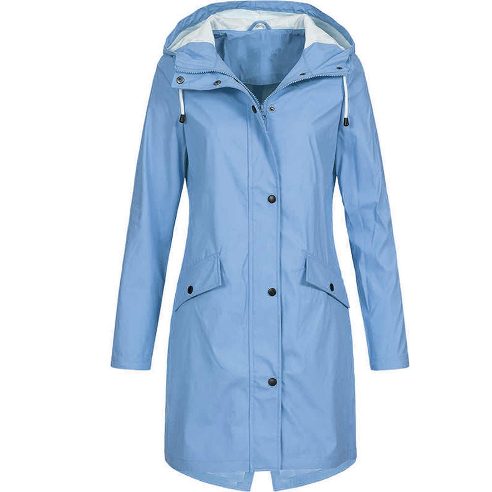 Cara | Women's Hooded Long Jacket - Image 8
