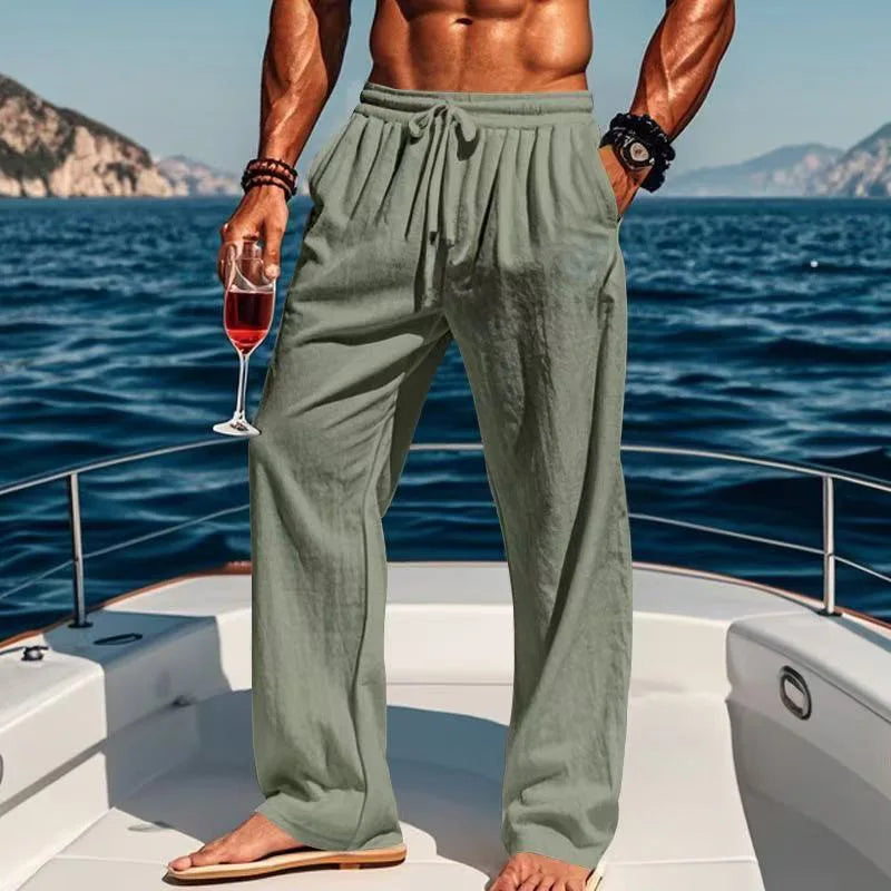 Bradley | Relaxed Linen Trousers for Effortless Summer Style - Image 5