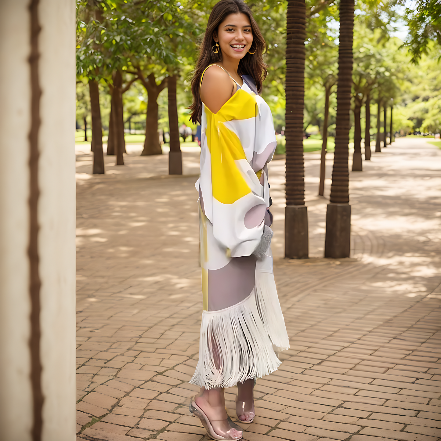 Alana | Lila Printed Duo Set with Elegant Design - Image 4