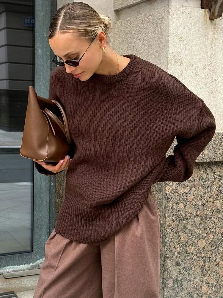 Kylie | Women's Oversized Pullover Sweater - Image 1