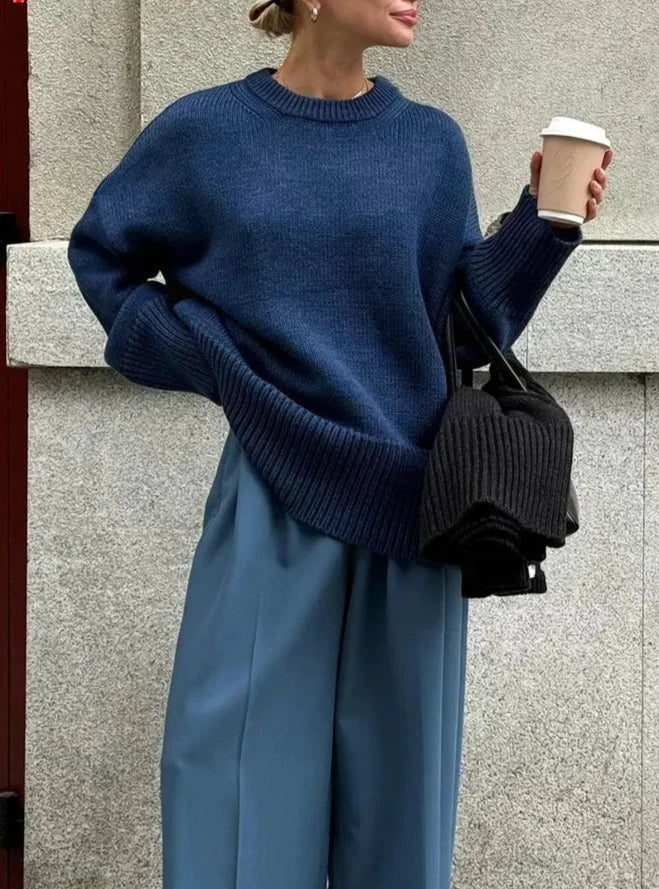 Kylie | Women's Oversized Pullover Sweater - Image 7