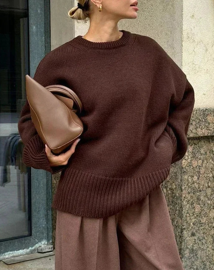 Kylie | Women's Oversized Pullover Sweater - Image 2