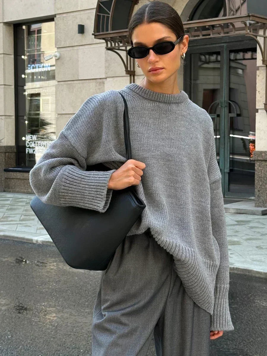 Kylie | Women's Oversized Pullover Sweater - Image 4