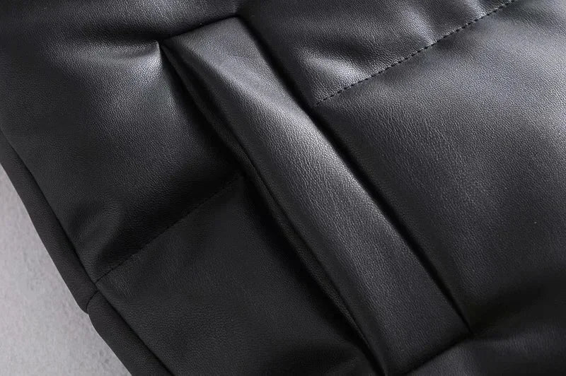 Kathleen | Women's High Collar Quilted Puffer Vest - Image 3