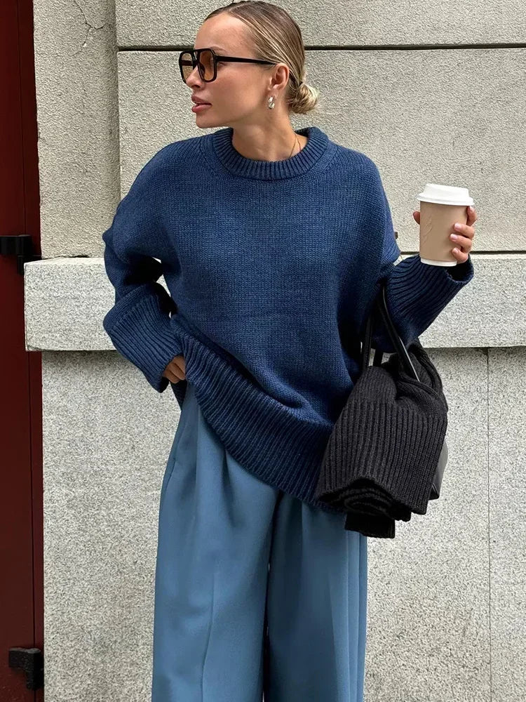 Kylie | Women's Oversized Pullover Sweater - Image 6