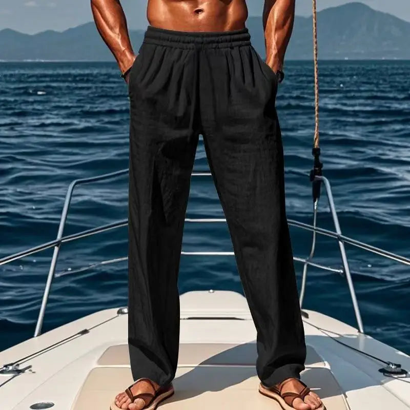 Bradley | Relaxed Linen Trousers for Effortless Summer Style - Image 2