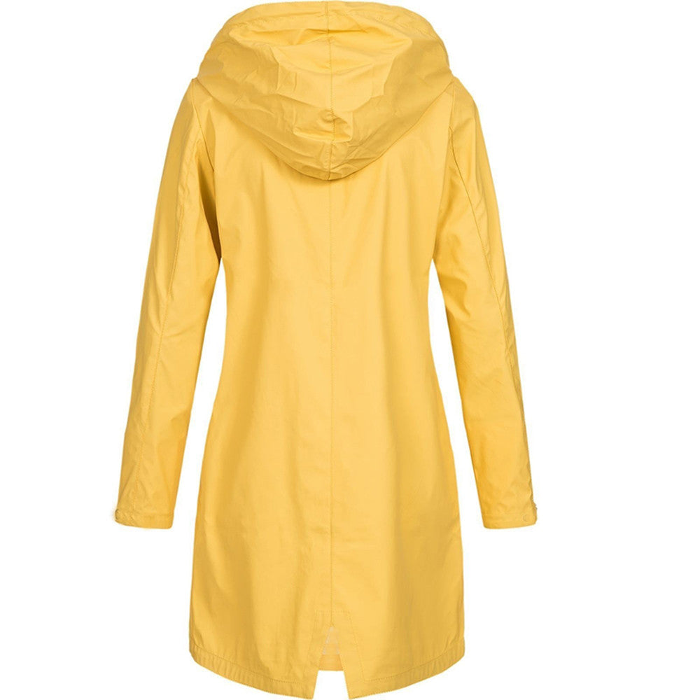 Cara | Women's Hooded Long Jacket - Image 3