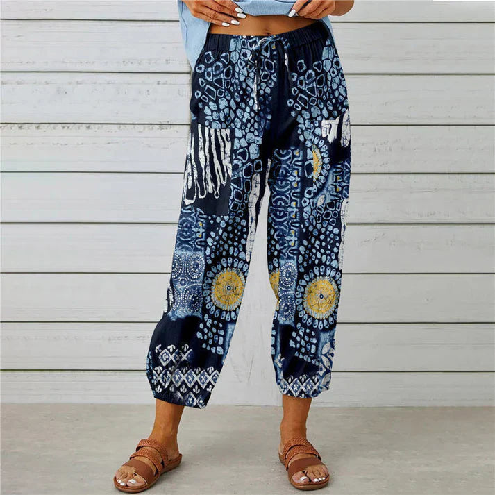 Carmen | Floral Summer Trousers for Effortless Style - Image 4