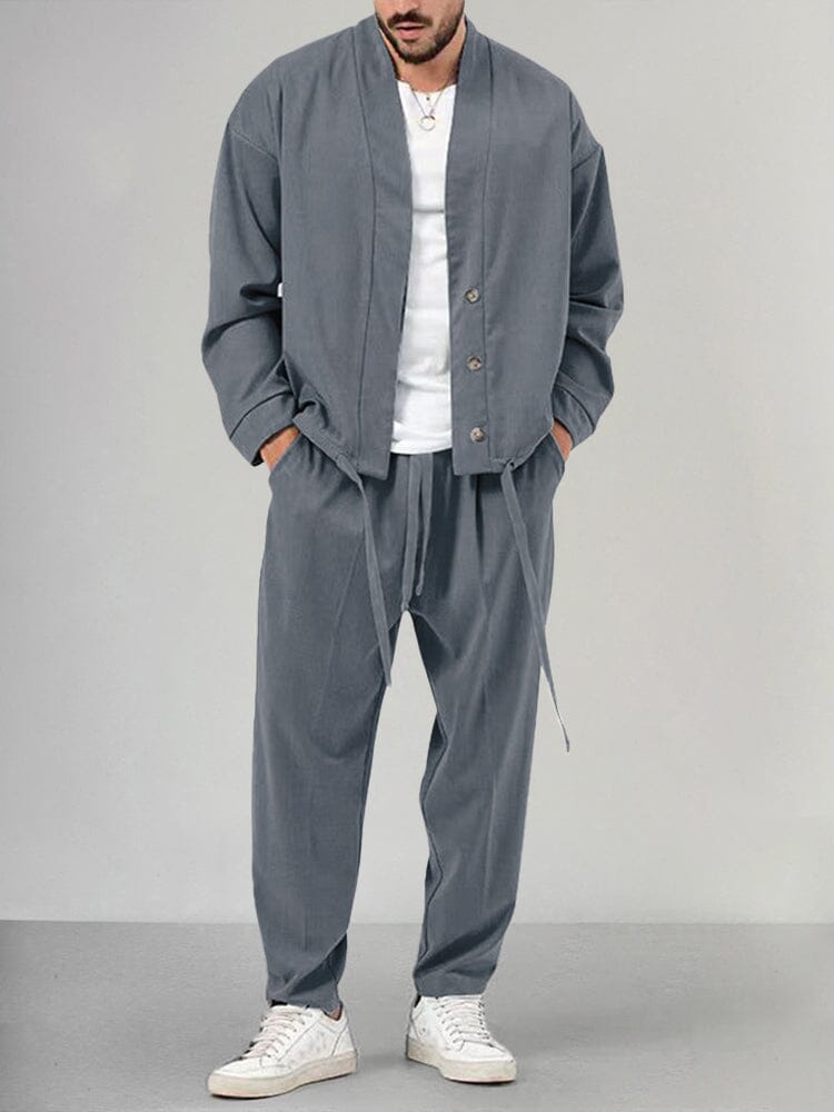 Raphael | Men's Relaxed Fit Two-Piece Pant Set - Image 3