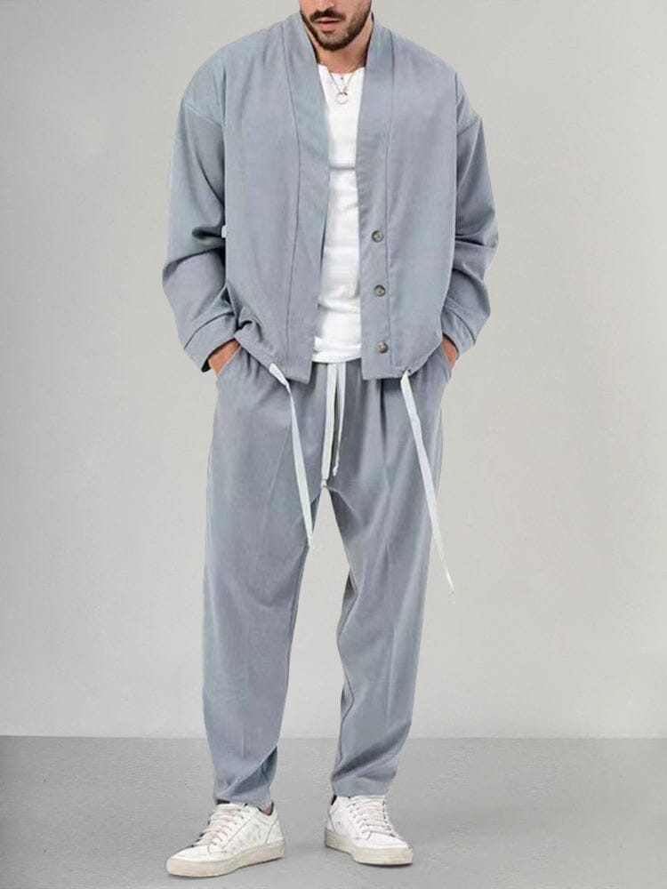 Raphael | Men's Relaxed Fit Two-Piece Pant Set - Image 4