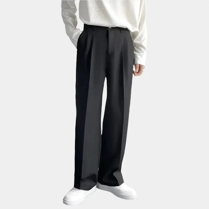 Morris | Men's Trousers - Relaxed Fit with Pleated Front for Casual Elegance - Image 3