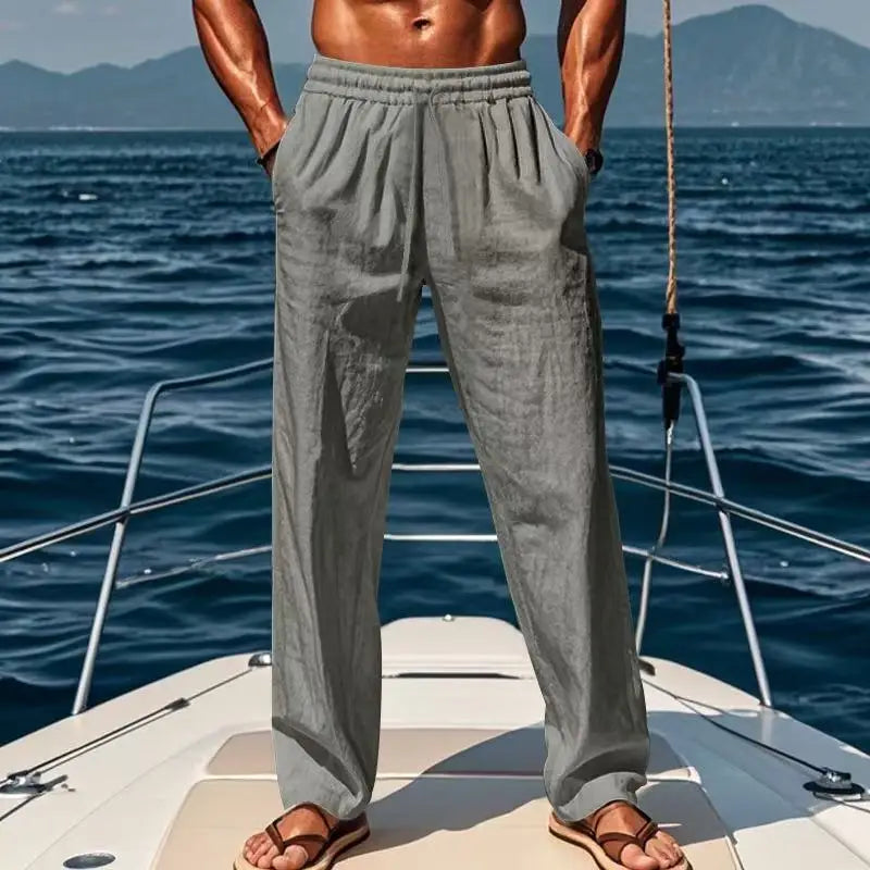 Bradley | Relaxed Linen Trousers for Effortless Summer Style - Image 6