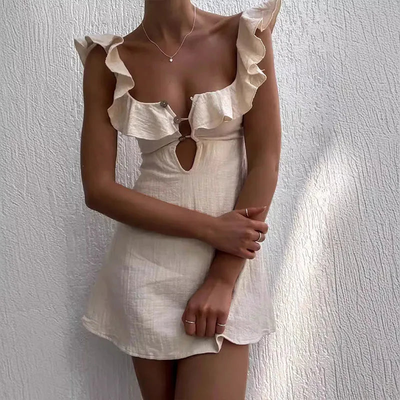 Zomer | Elegant Lightweight Summer Mini Dress - Image 2
