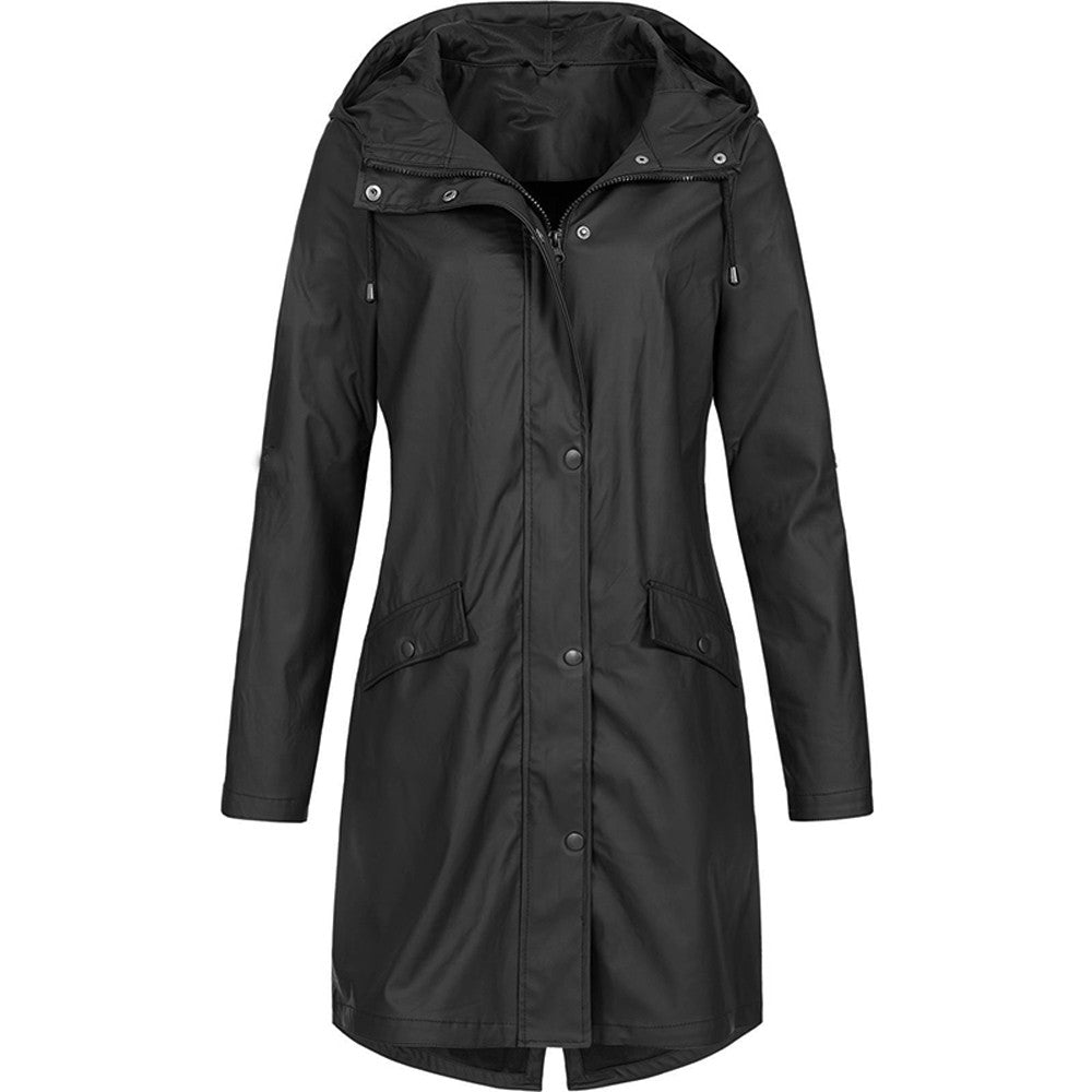 Cara | Women's Hooded Long Jacket - Image 9