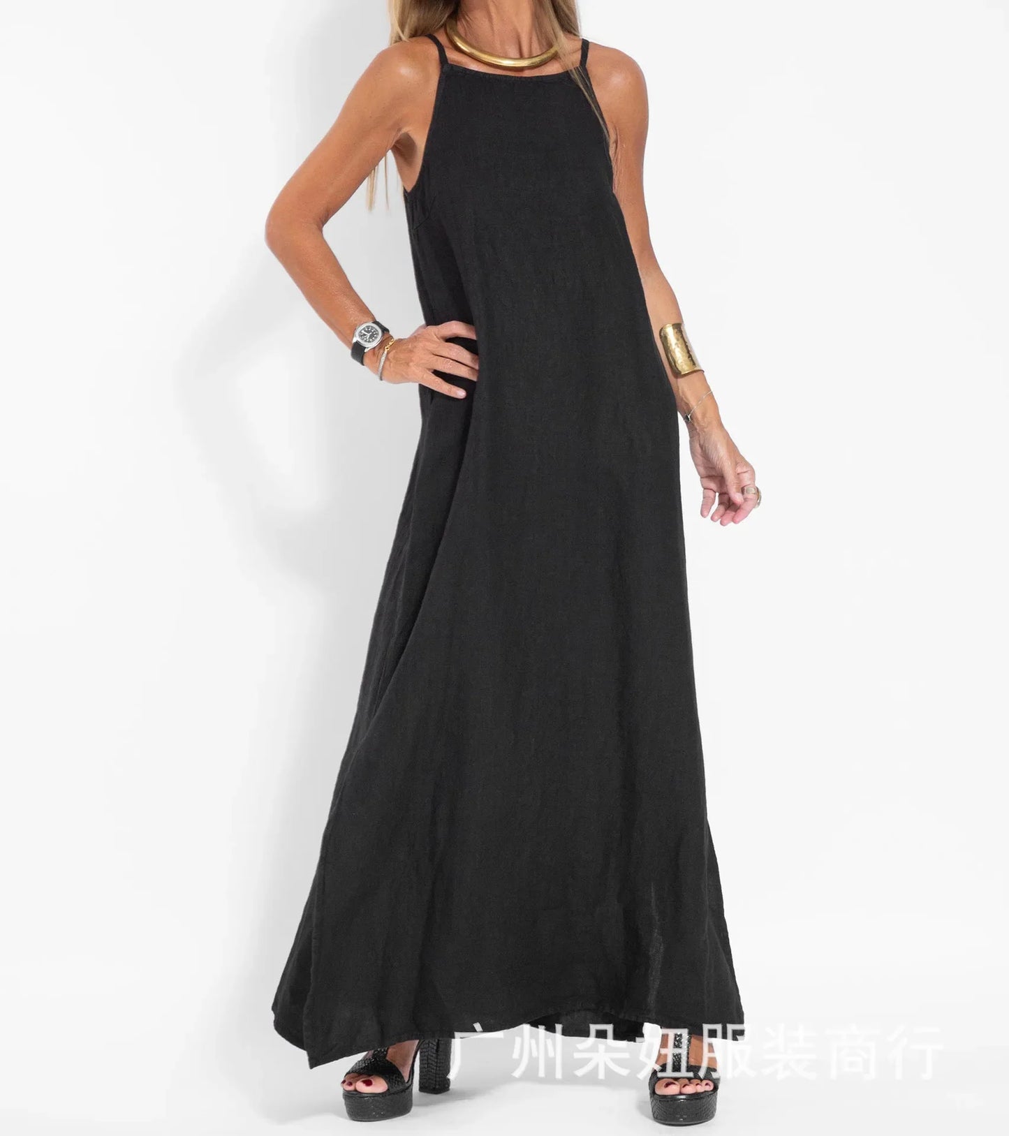 Piper | Elegant Strapless Slip Dress with Delicate Slits - Image 7
