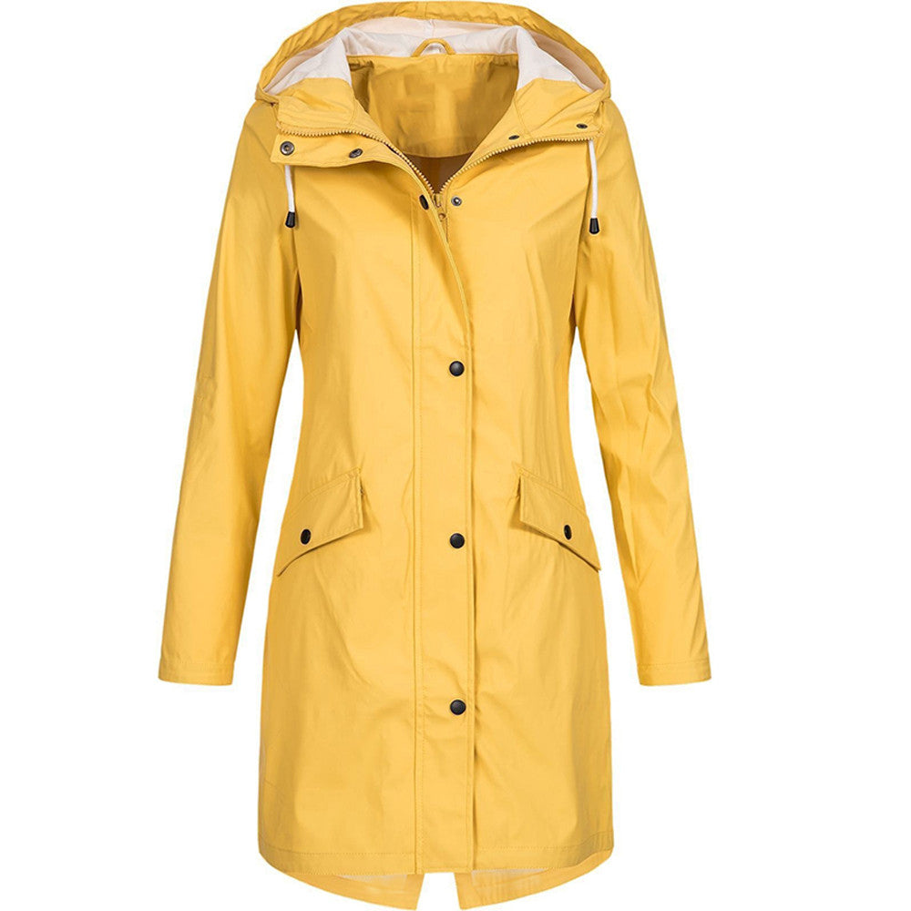 Cara | Women's Hooded Long Jacket - Image 7
