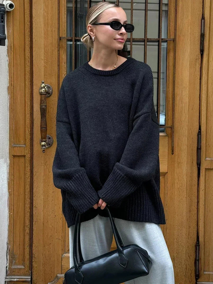 Kylie | Women's Oversized Pullover Sweater - Image 8