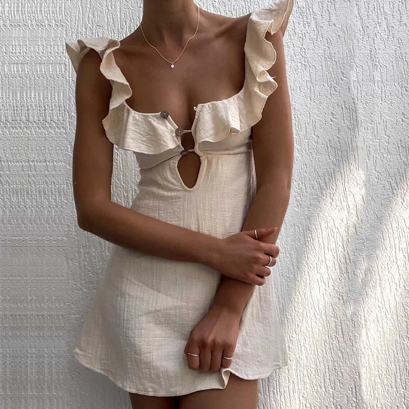 Zomer | Elegant Lightweight Summer Mini Dress - Image 5