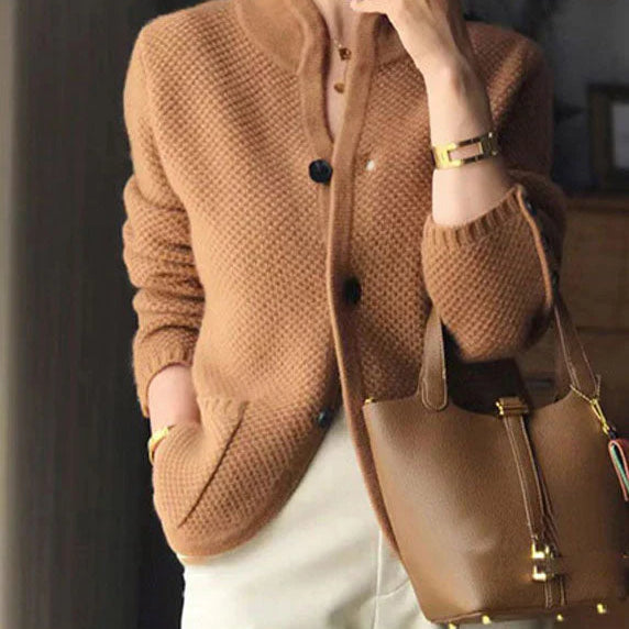Alana | Women's Button-Front Long Sleeve Cardigan - Image 5