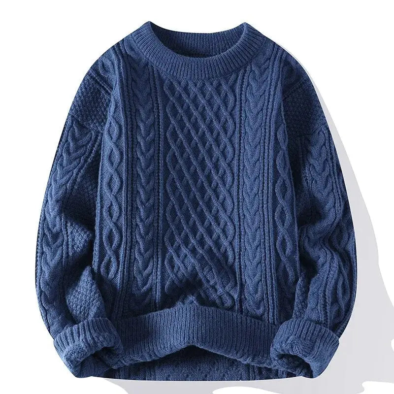 Morgan | Men's Crewneck Patterned Sweater - Image 16