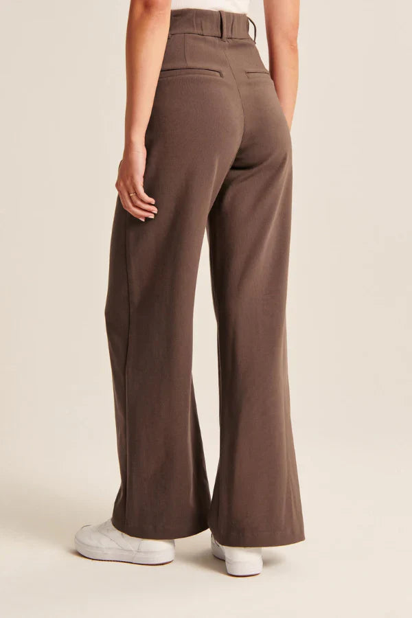 Reese | Tailored Chocolate Pants for Effortless Elegance - Image 3