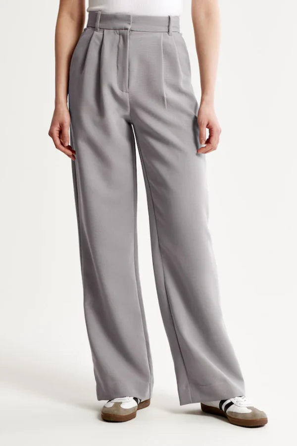 Nadia | Tailored Gray Pants for Effortless Style - Image 3