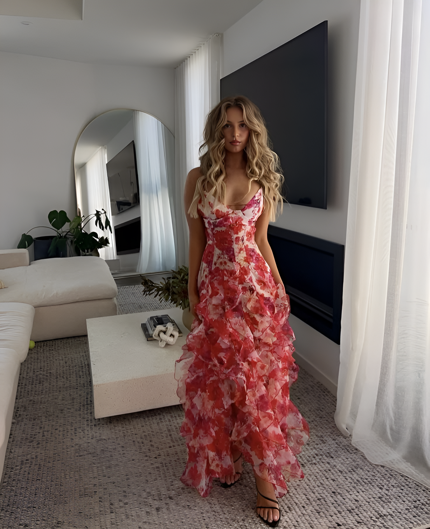 Charlene | Floral SILVANA Maxi Dress for Elegant Occasions - Image 1