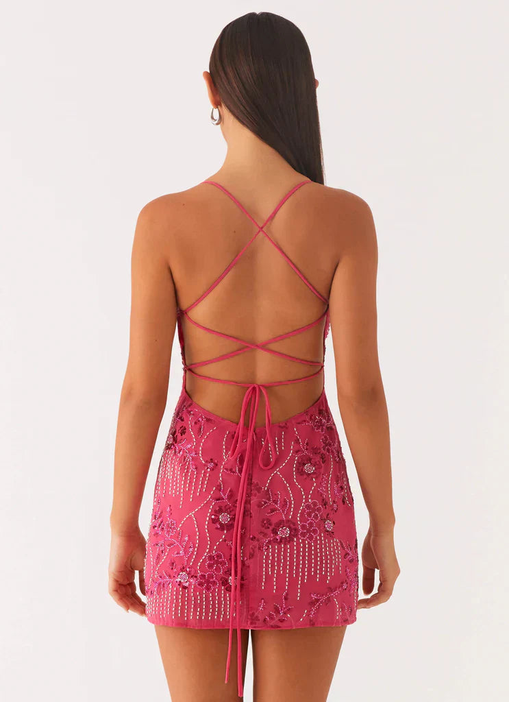 Judie | Embroidered Mini Dress for Every Occasion - Image 3
