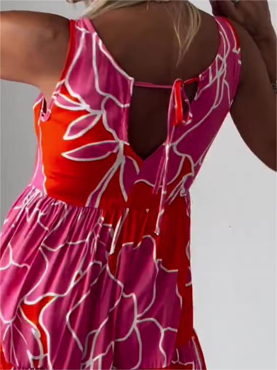 Mae | Aveline Stylish Floral Print Dress with Off-Shoulder Design - Image 5