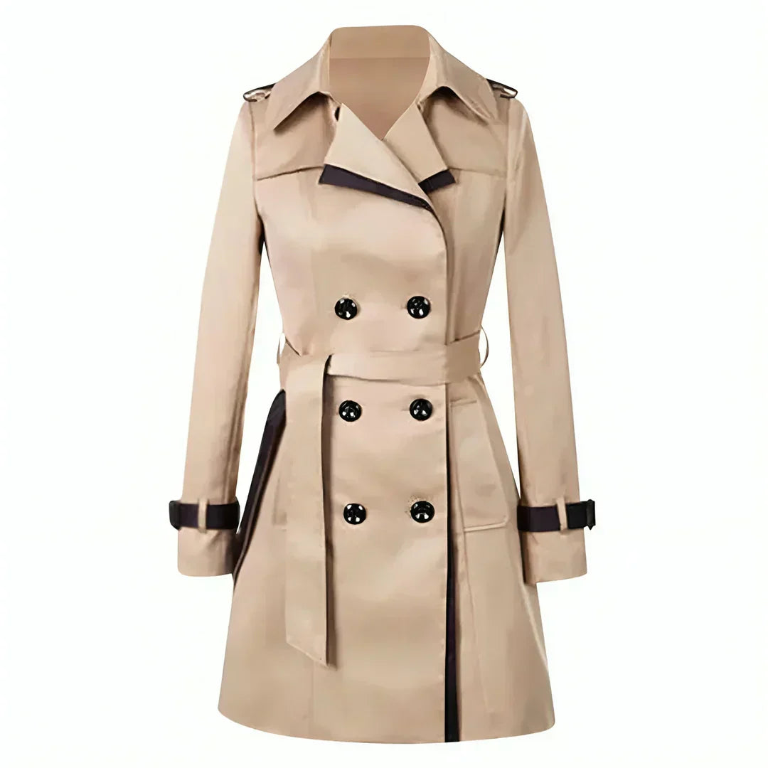 Sarah | Women's Double-Breasted Trench Coat - Image 1