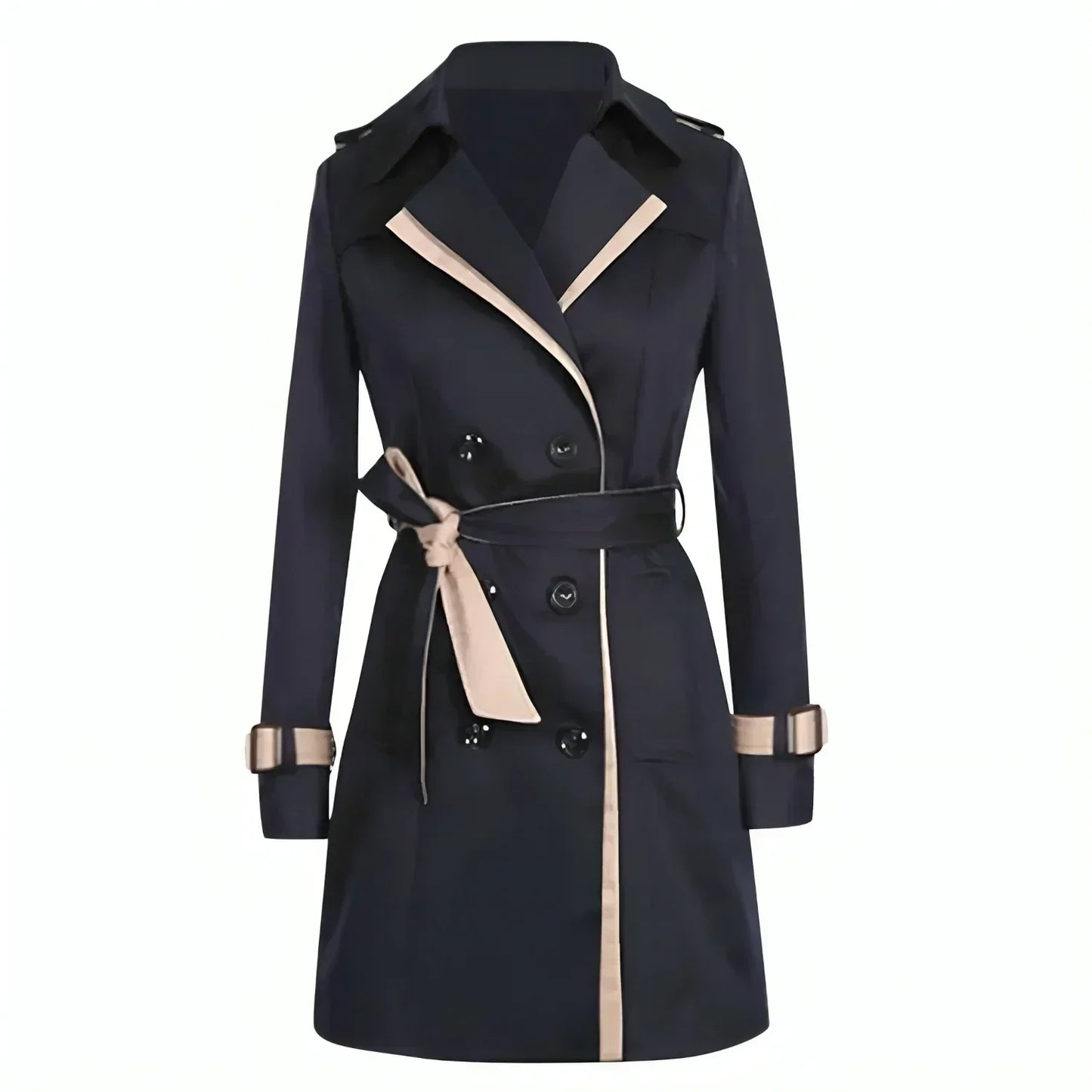 Sarah | Women's Double-Breasted Trench Coat - Image 2