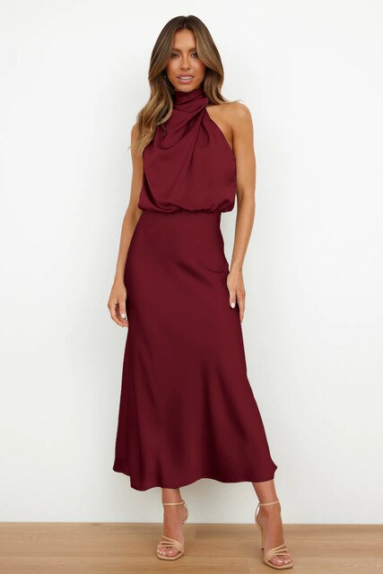 Joan | Elegant Off-Shoulder Midi Dress - Image 6