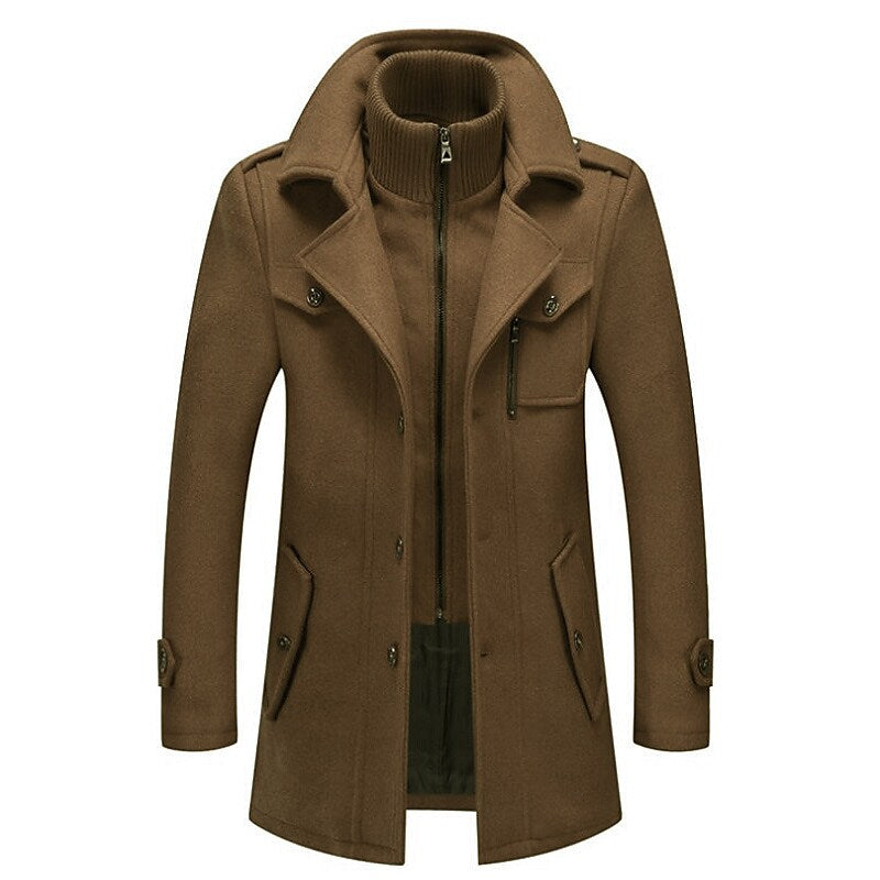 Randall | Men's Double-Breasted Pea Coat - Image 4