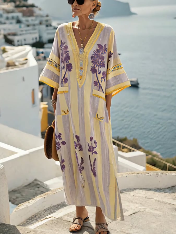 Joan | Nola - Effortless Loose Printed Dress for Every Occasion - Image 2