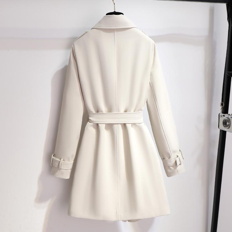 Michelle | Women's Belted Double-Breasted Coat - Image 2