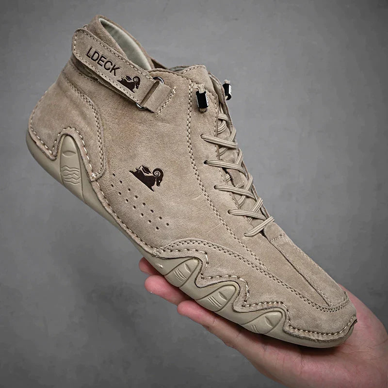Landon | Trendy Unisex Genuine Leather Barefoot Shoes for Men and Women - Image 6