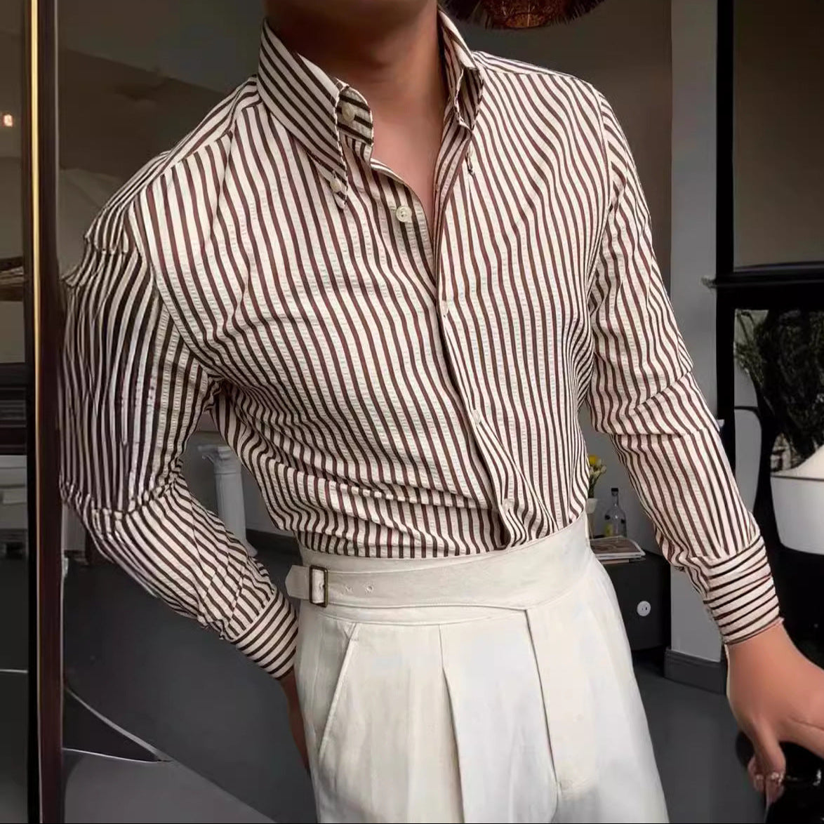 Tomas | Men's Long Sleeve Button-Down Shirt - Image 2