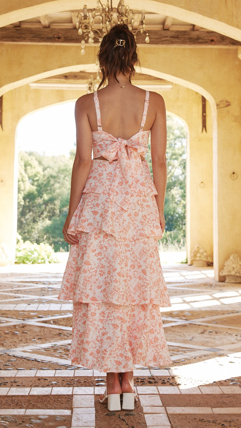 Greta | Elegant Floral Maxi Dress for Romantic Occasions - Image 2