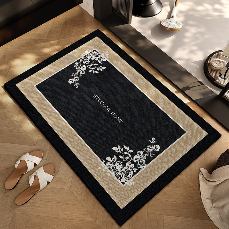 Checkerboard Pattern Entryway Mat