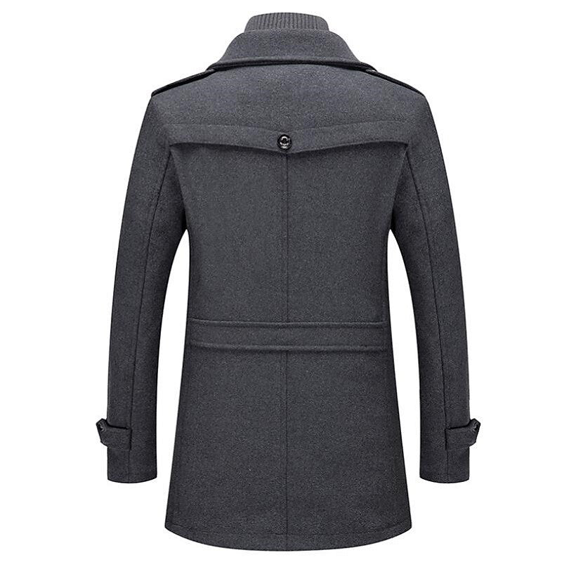 Randall | Men's Double-Breasted Pea Coat - Image 2