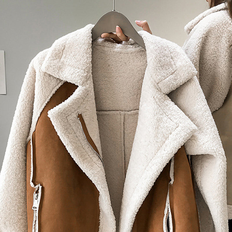 Alyssa | Women's Oversized Sherpa Jacket - Image 2